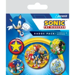 Set de Chapas Sonic The Hedgehog