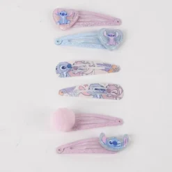 Set de Clips para el Pelo de Stitch, 6 Piezas, Disney