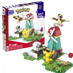 Set de Construcción Pokémon con Molino y Motion Brick