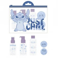 Set de cuidado personal viaje Stitch 100% PVC azul