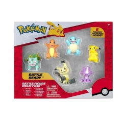 Set de Figuras Pokémon Kanto de 6 Piezas por Jazwares