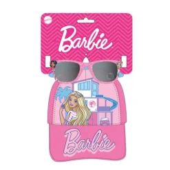 Set de Gorra y Gafas de Sol Barbie - Estilo y Diversión en Rosa