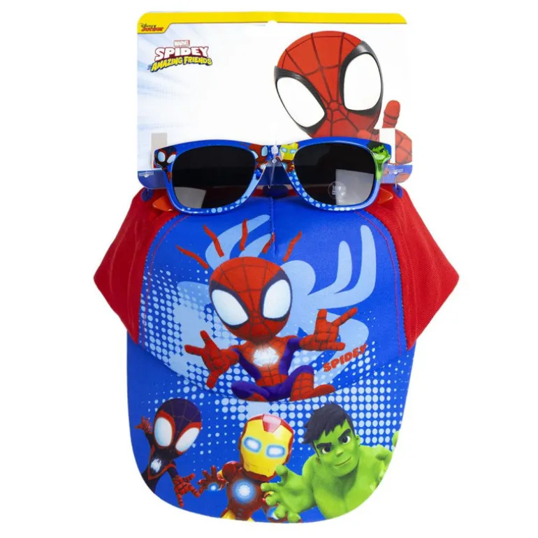 Set de Gorra y Gafas de Sol Spidey para Niños