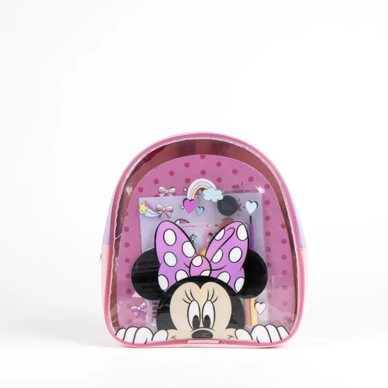 Set de Papelería Coloreable Minnie con Mochila