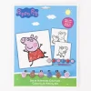 Set de Papelería Coloreable Peppa Pig 100% Papel Azul