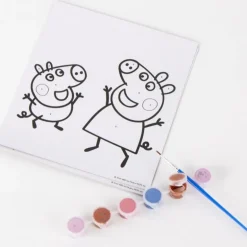 Set de Papelería Coloreable Peppa Pig 100% Papel Azul