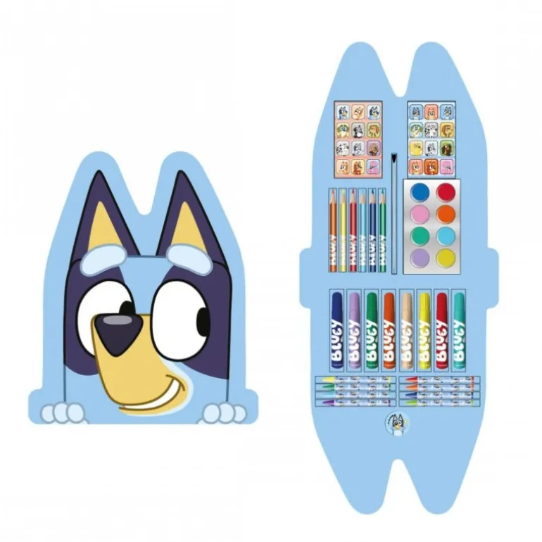 Set de Papelería Coloreable Bluey Multicomposition