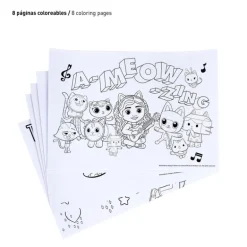 Set de Papelería Coloreable Gabby's Dollhouse