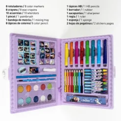 Set de Papelería Coloreable Frozen - 52 Piezas
