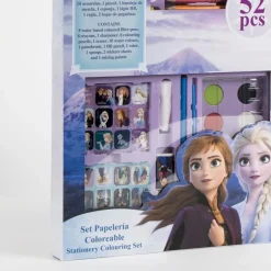 Set de Papelería Coloreable Frozen - 52 Piezas