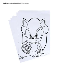 Set de Papelería Coloreable Sonic Prime