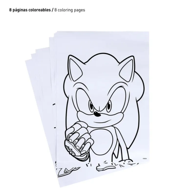 Set de Papelería Coloreable Sonic Prime