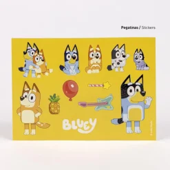 SET DE PAPELERÍA COLOREABLE BLUEY