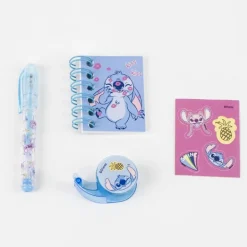 Set de Papelería Minimochila Multicolor de Stitch