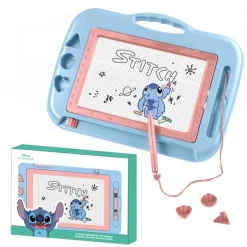 Set de Papelería Pizarra Magnética Stitch de Plástico ABS Azul
