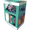 Set de Taza, Posavasos y Llavero de Stitch y Ángel Lilo y Stitch