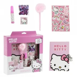 Set Diario Hello Kitty con Accesorios Multicolor