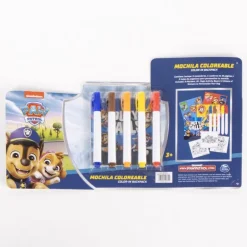 Set DIY Mochila Paw Patrol Color Azul 100% Poliéster