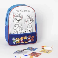 Set DIY Mochila Paw Patrol Color Azul 100% Poliéster