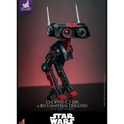 Set Figuras Star Wars Chopper y BD-1 (Disfraz Imperial) 18 cm y 8 cm