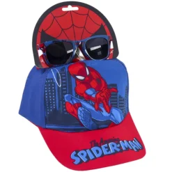 Set Gafas de sol y gorra Spiderman