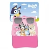 Set Gorra y Gafas de Sol Bluey Rosa Claro 53 cm