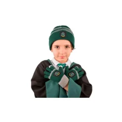 Set Gorro y Guantes de Slytherin para niño Harry Potter