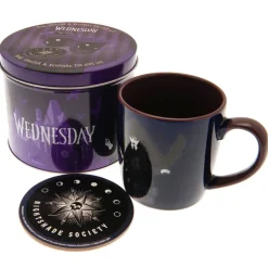 Set lata regalo Miércoles taza y posavasos