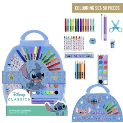 Set Papelería Coloreable Stitch