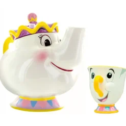 Set Sra. Potts y Chip Taza y Tetera La Bella y la Bestia