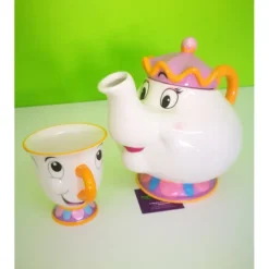 Set Sra. Potts y Chip Taza y Tetera La Bella y la Bestia