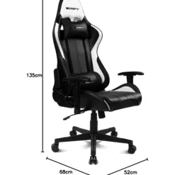 Silla Gaming Drift DR175 Carbon con diseño ergonómico