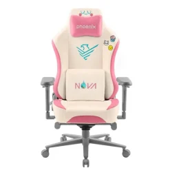 Silla Gaming Phoenix Nova Cream Edition con Reposabrazos 4D