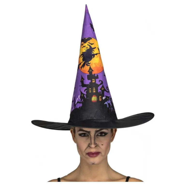 Sombrero de Bruja con Casa Encantada