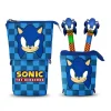Sonic The Hedgehog Estuche Portatodo Cute + 2 Bolígrafos de Gel Borrables