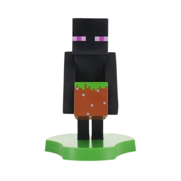 Soporte Enderman Minecraft para Teléfono y Auriculares 12cm