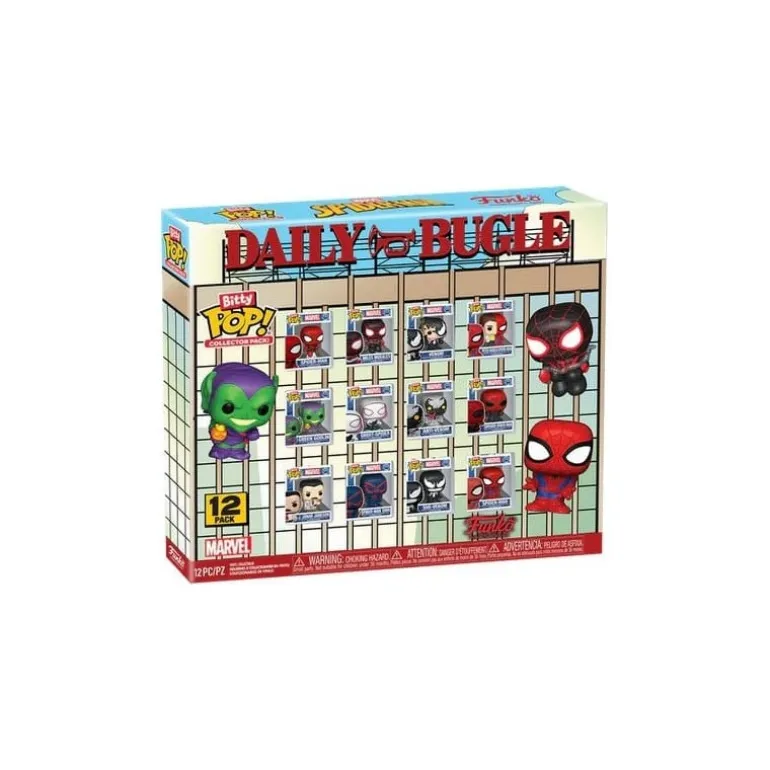 Spider-Man Display 12 Figuras Bitty POP! Vinyl Multipack 2,5 cm