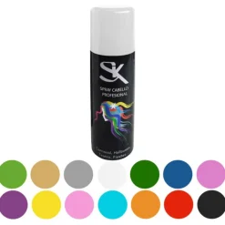 Spray para cabello de 125 ml en varios colores