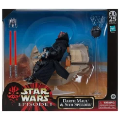 Star Wars Episodio I Black Series Darth Maul & Sith Speeder 25 Aniversario