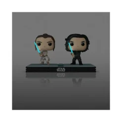 Star Wars Pack 2 POP! Kylo & Rey 9 cm Brilla en la Oscuridad