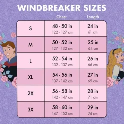 Sudadera cortaviento Princesa Aurora y Príncipe Phillip Loungefly