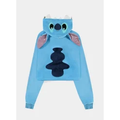 Sudadera Crop Top Stitch Súper Suave Disney