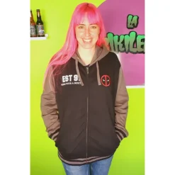 Sudadera Deadpool Logo Marvel