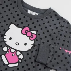 Sudadera Hello Kitty de Algodón con Lunares para Niñas