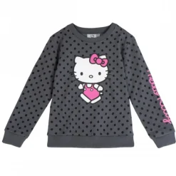 Sudadera Hello Kitty de Algodón con Lunares para Niñas