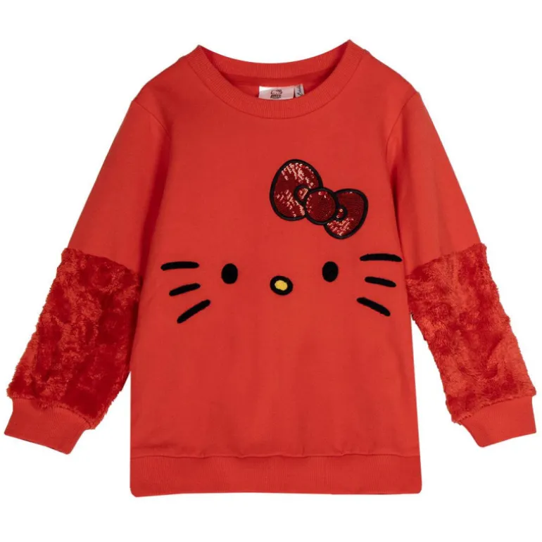 Sudadera infantil Cotton Brushed Hello Kitty