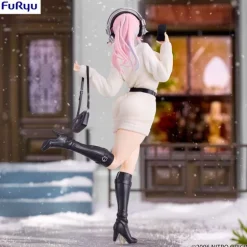 Super Sonico Estatua PVC Trio-Try-iT Winter Memory Ver. 21 cm