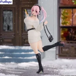 Super Sonico Estatua PVC Trio-Try-iT Winter Memory Ver. 21 cm