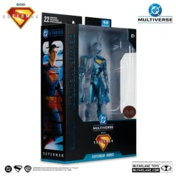 Superman (2025) Figura Deluxe Robot Red Platinum Edition 18 cm
