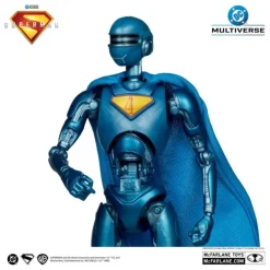 Superman (2025) Figura Deluxe Robot Red Platinum Edition 18 cm